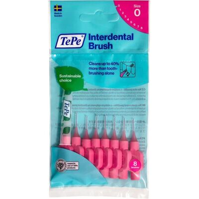 TePe Original Rosa Interdentalbürsten - 8 stk TePe Original Rosa Interdentalbürsten - 8 stk