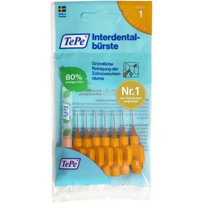 TePe Interdental Harjat 0,45mm Oranssi - Interdentale harjat TePe Interdental Harjat 0,45mm Oranssi - Interdentale harjat
