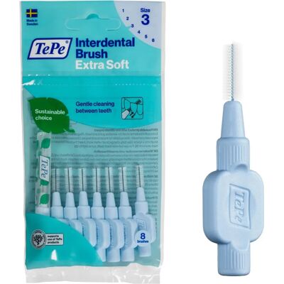 TePe interdentalbørster x-soft 0,6 mm - 8 stk. TePe interdentalbørster x-soft 0,6 mm - 8 stk.