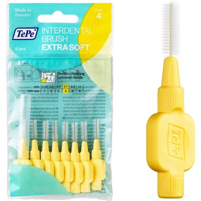 TePe Interdentale Børster x-soft 0,7 mm - 8 stk TePe Interdentale Børster x-soft 0,7 mm - 8 stk