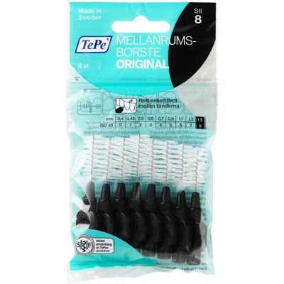 TePe Original Międzyzębowe Szczoteczki - 8 szt - 1,5 mm TePe Original Międzyzębowe Szczoteczki - 8 szt - 1,5 mm