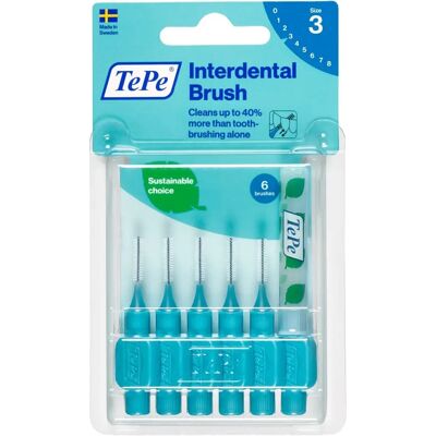 Periuță interdentara TePe Original - 0,6 mm - 6 buc - Periuță interdentara Periuță interdentara TePe Original - 0,6 mm - 6 buc - Periuță interdentara