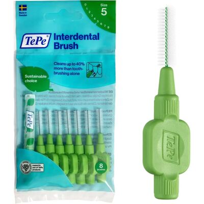 TePe Modell 0,8 mm Grün - Interdentalbürsten 8 Stück TePe Modell 0,8 mm Grün - Interdentalbürsten 8 Stück