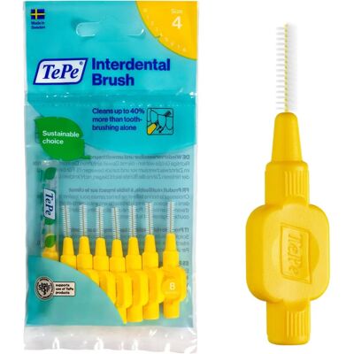 Brosse Interdenta Jaune Originale TePe - Brossette Interdenta - Publicité Brosse Interdenta Jaune Originale TePe - Brossette Interdenta - Publicité