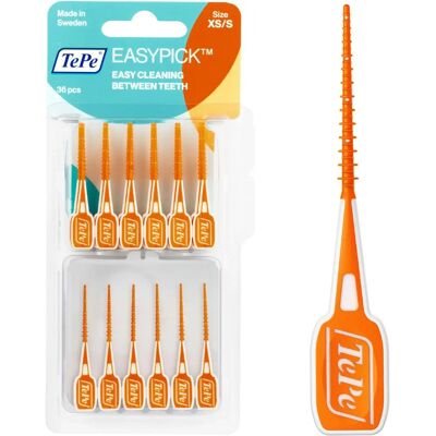 TePe Easy Pick Interdentalharja - Oranssi XS/S - Tuotetyyppi TePe Easy Pick Interdentalharja - Oranssi XS/S - Tuotetyyppi