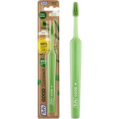 Brosse à dents compacte douce TePe - Vert - 14g - Publicité Brosse à dents compacte douce TePe - Vert - 14g - Publicité