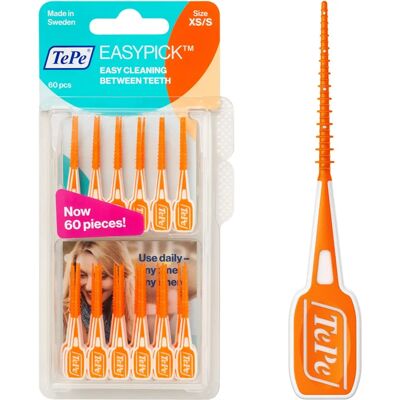 TePe EasyPick (60 stk.) - XS/S oransje TePe EasyPick (60 stk.) - XS/S oransje