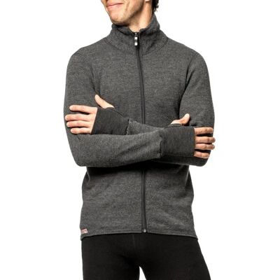 Woolpower Unisex Ulljakke Full Zip 400 grå L - Jakke Woolpower Unisex Ulljakke Full Zip 400 grå L - Jakke
