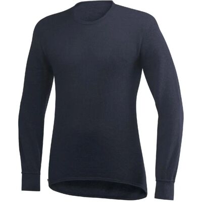 Woolpower Unisex Ullgenser Crewneck 200 Mørk marine - Genser Woolpower Unisex Ullgenser Crewneck 200 Mørk marine - Genser