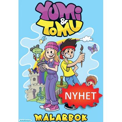 Kärnan Yumi & Tomu Färgläggningsbok Flerfärgad - Färgläggningsbok Kärnan Yumi & Tomu Färgläggningsbok Flerfärgad - Färgläggningsbok