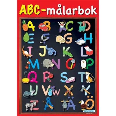 Egmont ABC Färgbok - Lär och Färglägg Egmont ABC Färgbok - Lär och Färglägg
