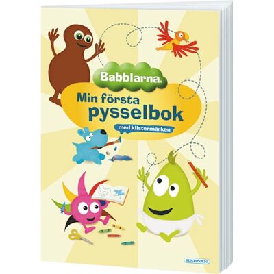 Kärnan Babblarna Pusselbok - Färgglad pysselbok med klistermärken Kärnan Babblarna Pusselbok - Färgglad pysselbok med klistermärken