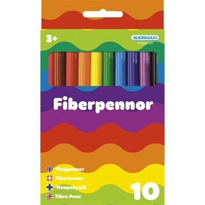 Fiberpennor 10-Pack - Kernen - felt pens Fiberpennor 10-Pack - Kernen - felt pens
