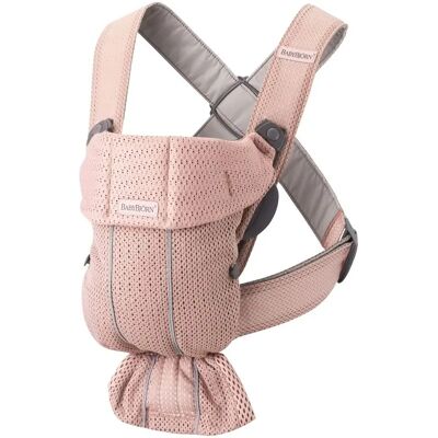 BabyBjorn Mini Baby 3D Mesh Nosidełko - Różowy - Nosidełko BabyBjorn Mini Baby 3D Mesh Nosidełko - Różowy - Nosidełko