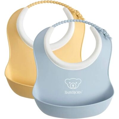 Bavoir Petit BabyBjorn - Lot de 2 - Imperméable - Publicité Bavoir Petit BabyBjorn - Lot de 2 - Imperméable - Publicité
