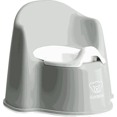 BabyBjorn Harmaa/Valkoinen Potta - Ergonominen, BPA-vapaa, Vakaa BabyBjorn Harmaa/Valkoinen Potta - Ergonominen, BPA-vapaa, Vakaa