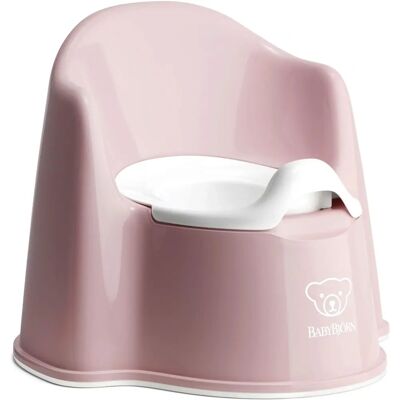 Potty BabyBjorn - Powder Pink/White - Facile à nettoyer, Adapté aux enfants Potty BabyBjorn - Powder Pink/White - Facile à nettoyer, Adapté aux enfants