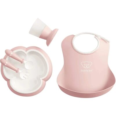 BabyBjörn Baby Dinner Set - Rosa - Set da mangiare per bebè, 5 pezzi BabyBjörn Baby Dinner Set - Rosa - Set da mangiare per bebè, 5 pezzi
