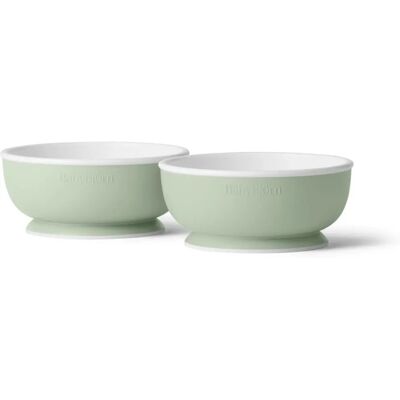 Babybjörn Baby Bowl 2-pack Powder Green - Baby Bowl Babybjörn Baby Bowl 2-pack Powder Green - Baby Bowl