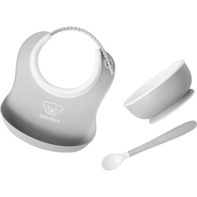 Babybjörn Grey Baby Feeding Set - Baby Feeding Set Babybjörn Grey Baby Feeding Set - Baby Feeding Set