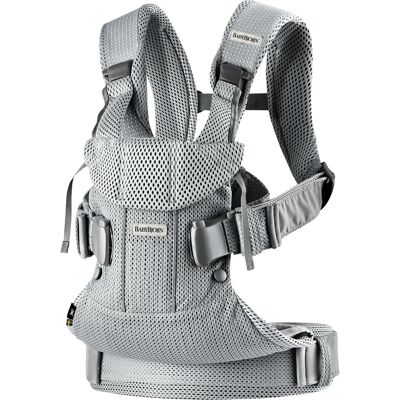 BabyBjorn Babytrage One Air - Ergonomisch, Mesh, Silber BabyBjorn Babytrage One Air - Ergonomisch, Mesh, Silber