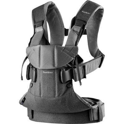 BabyBjorn Nosidło One - Szare - Ergonomiczne, regulowane, przyjazne dla bioder BabyBjorn Nosidło One - Szare - Ergonomiczne, regulowane, przyjazne dla bioder