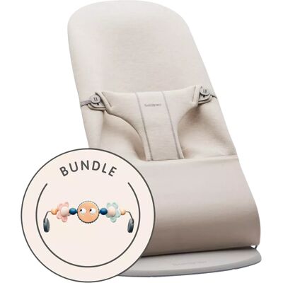 Babybjörn Balance Soft - Světle béžová - Jersey - Baby bouncer Babybjörn Balance Soft - Světle béžová - Jersey - Baby bouncer