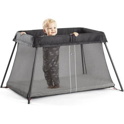 Lettino da viaggio BABYBJÖRN Light con materasso - Nero Lettino da viaggio BABYBJÖRN Light con materasso - Nero