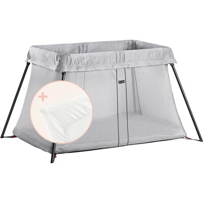 BabyBjörn Travel Cot Light - Silver BabyBjörn Travel Cot Light - Silver