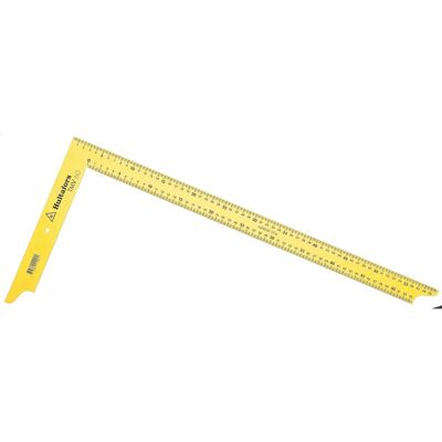 Hultafors TMV 60 Zimmermannswinkel - 60cm - Stahl, Gelb, 1mm Skala Hultafors TMV 60 Zimmermannswinkel - 60cm - Stahl, Gelb, 1mm Skala