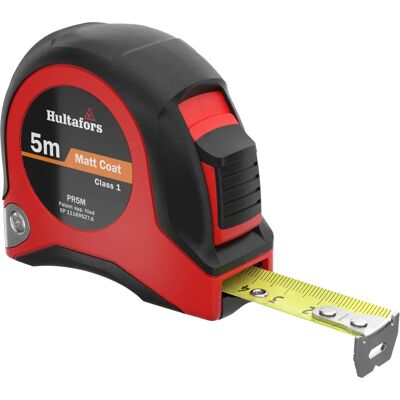Hultafors Stålmålebånd PR-5 m - Klasse 1, 5m, Gul Hultafors Stålmålebånd PR-5 m - Klasse 1, 5m, Gul