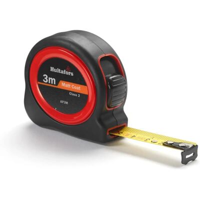 Hultafors AP3M Maßband - 3M, Stahl, Schwarz/Rot Hultafors AP3M Maßband - 3M, Stahl, Schwarz/Rot
