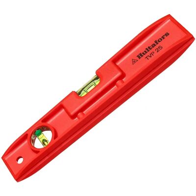 Hultafors Hultafors TVP25 Impact-Resistant Torpedo Level - 25cm - Level for Pipes Hultafors Hultafors TVP25 Impact-Resistant Torpedo Level - 25cm - Level for Pipes