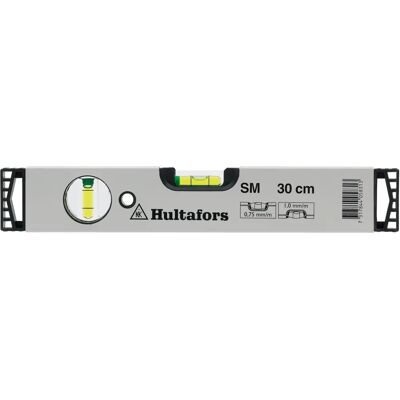 Hultafors SM 30 Aluminium Wasserwaage - 2 Bläschen - 30cm Hultafors SM 30 Aluminium Wasserwaage - 2 Bläschen - 30cm