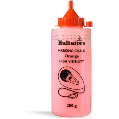 Hultafors 652833 Hochsichtbarer Orangen Kreidefaden - Kreide Linie Hultafors 652833 Hochsichtbarer Orangen Kreidefaden - Kreide Linie
