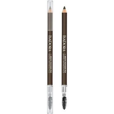 IsaDora Mørkbrun Brow Powder Pen - Øyenbrynspenn IsaDora Mørkbrun Brow Powder Pen - Øyenbrynspenn