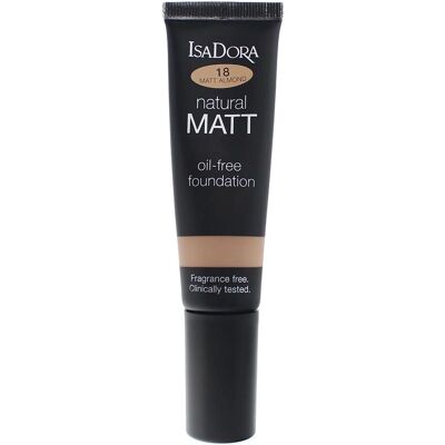 IsaDora Natural Matt Ölfreie Foundation - 18 Matt - Grundierung IsaDora Natural Matt Ölfreie Foundation - 18 Matt - Grundierung