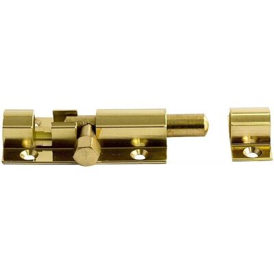 Habo 4539 Polerad Messing 50mm Skjutregellås - Sliding Bolt Habo 4539 Polerad Messing 50mm Skjutregellås - Sliding Bolt