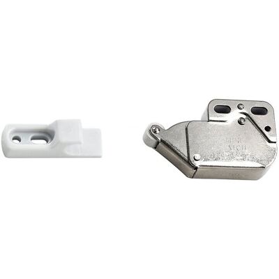Habo Nickel skåplås - Handtagslös - 47mm Habo Nickel skåplås - Handtagslös - 47mm