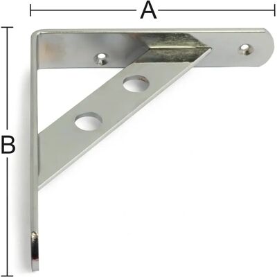 Habo Modell Circle K Krom väggkonsol - Shelf Bracket Habo Modell Circle K Krom väggkonsol - Shelf Bracket