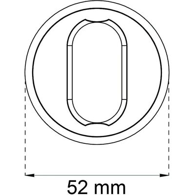 Habo universal mässing cylinderram - Utomhusbruk Habo universal mässing cylinderram - Utomhusbruk