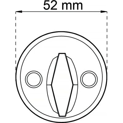 Habo Modell 40 Messing Svart Cylindervred - Dörrhandtag Habo Modell 40 Messing Svart Cylindervred - Dörrhandtag