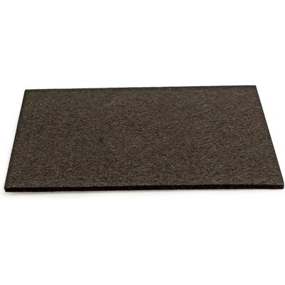 Habo självhäftande filt golvskydd - 100x125mm - Svart Habo självhäftande filt golvskydd - 100x125mm - Svart