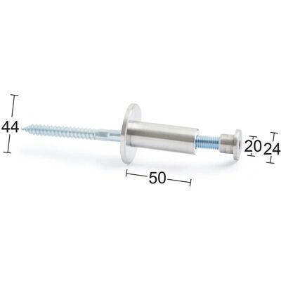 Habo 951 Rostfritt handledarhållare - Handledsstöd Habo 951 Rostfritt handledarhållare - Handledsstöd