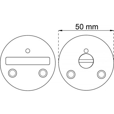 Habo F262 Mässings Toalettstolssits Hängsel - Modern och Slank Habo F262 Mässings Toalettstolssits Hängsel - Modern och Slank
