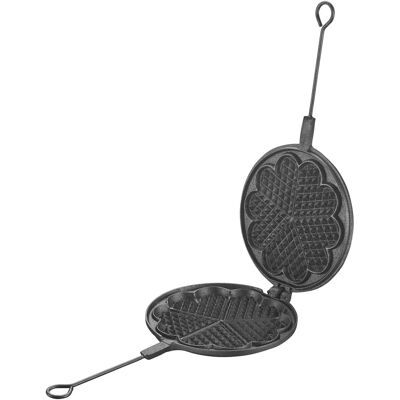 Gaufrier en Fonte Skeppshult - 21cm, Patine Naturelle, Convient à Tous les Plaques - Publicité Gaufrier en Fonte Skeppshult - 21cm, Patine Naturelle, Convient à Tous les Plaques - Publicité