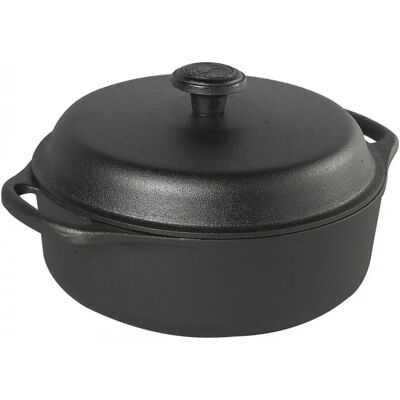 Skeppshult Gusseisen Topf / Bräter 24 cm - Für Alle Herdarten Skeppshult Gusseisen Topf / Bräter 24 cm - Für Alle Herdarten