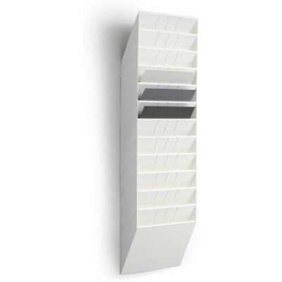 Durable FLEXIBOXX 12 A4 Wandprospekthalter Weiß Durable FLEXIBOXX 12 A4 Wandprospekthalter Weiß