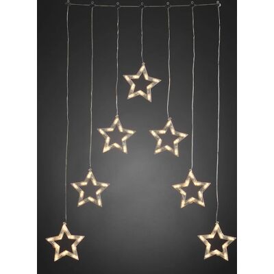 Konstsmide 4043-103 Transparent LED-stjärnförhängning - Dekorativ belysning Konstsmide 4043-103 Transparent LED-stjärnförhängning - Dekorativ belysning