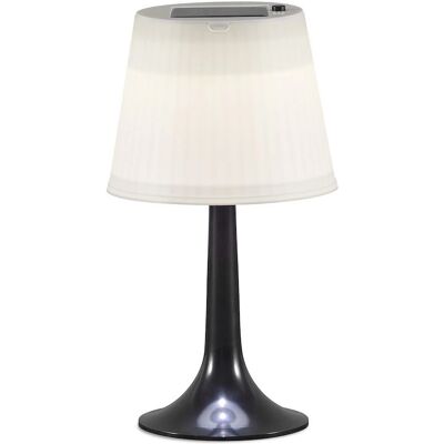Lampada da tavolo solare da esterno Konstsmide Assisi - Nero, Bianco - Illuminazione esterna Lampada da tavolo solare da esterno Konstsmide Assisi - Nero, Bianco - Illuminazione esterna